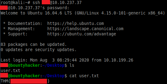 [TryHackMe] Bounty Hacker